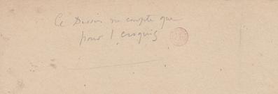 Lettre de Félicien Rops à [Léon?] [Evely?]. s.l., 0000/00/00. Bruxelles, Bibliothèque royale de Belgique, III/215/5/65