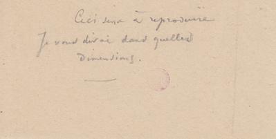 Lettre de Félicien Rops à [Léon?] [Evely?]. s.l., 0000/00/00. Bruxelles, Bibliothèque royale de Belgique, III/215/5/76