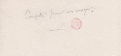Lettre de Félicien Rops à [Léon?] [Evely?]. s.l., 0000/00/00. Bruxelles, Bibliothèque royale de Belgique, III/215/5/77