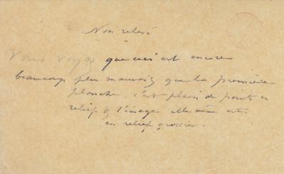 Lettre de Félicien Rops à [Léon?] [Evely?]. s.l., 0000/00/00. Bruxelles, Bibliothèque royale de Belgique, III/215/5/78