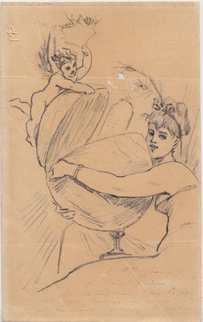 Lettre de Félicien Rops à Léon [Dommartin]. s.l., 1875/00/00. Province de Namur, musée Félicien Rops, LEpr/3