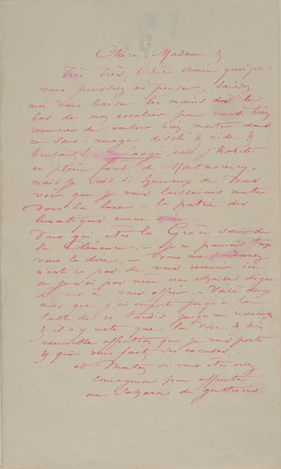 Lettre de Félicien Rops à [Adèle] [Picard-Olin]. s.l., 0000/00/00. Bruxelles, Archives et Musée de la Littérature, ML/00631/0073