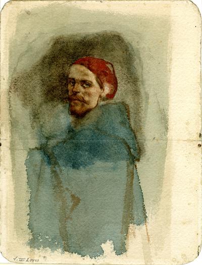 Lettre de Félicien Rops à Inconnu. s.l., 0000/00/00. Bruxelles, Bibliothèque royale de Belgique, S/IV/24443